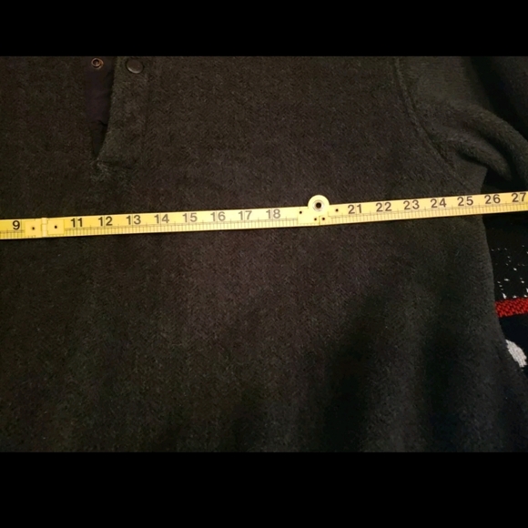 Vintage Woolrich Snap Mock Neck Charcoal Men's XL Fleece Pullover Polartec USA - Picture 9 of 14